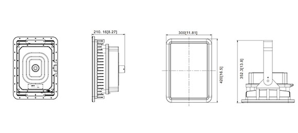 Mounting of Explosion Proof Led Flood Light SHF-IIA Series