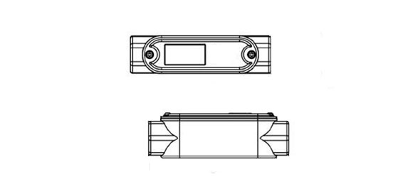 Outline Dimensions Of Explosion Proof Conduit Fitting SCC Series